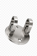 SOPORTE LATERAL REDONDO PARA POSTE 1 1/2 SATIN ACERO INOXIDABLE 304