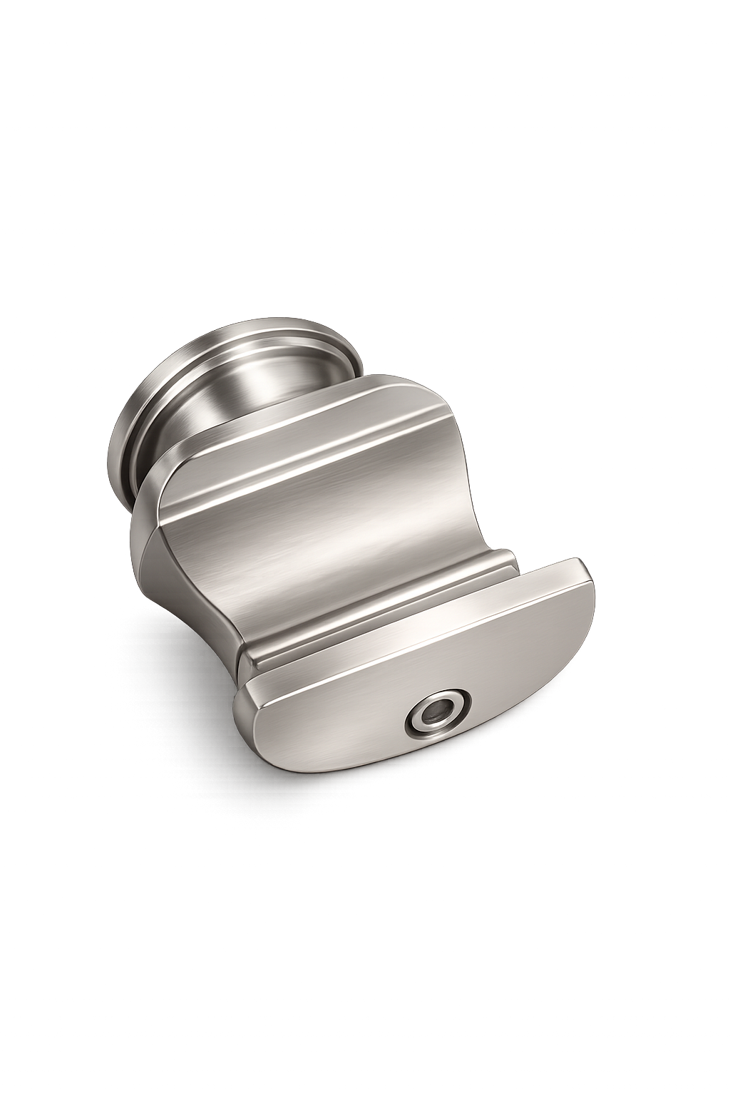 SOPORTE BARRA A VIDRIO SISTEMA COLGANTE SATIN ACERO INOXIDABLE 304