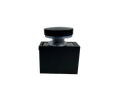 CONECTOR VIDRIO BARRA DE TOPE PARA CANCEL DE BAÑO NEGRO ACERO INOXIDABLE 304