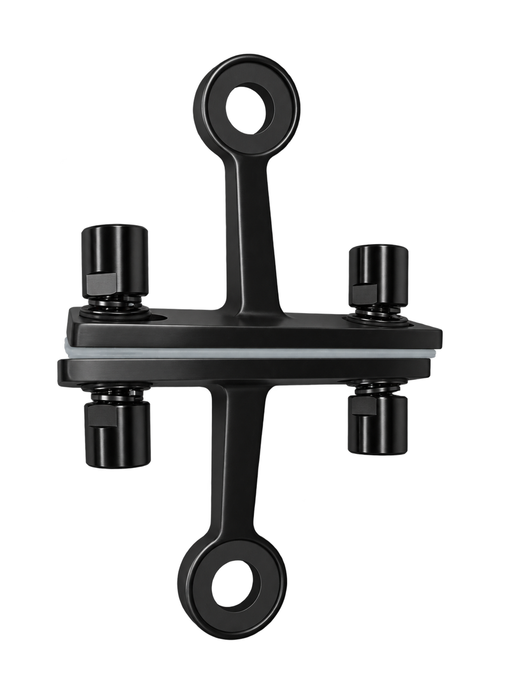 ARAÑA DE DOS PATAS CON PORTACOSTILLA BABY SLIM NEGRO ACERO INOXIDABLE 304