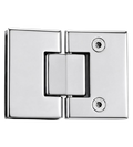 BISAGRA VIDRIO A VIDRIO 180° CROMO ZAMAC