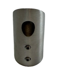 HERRAJE DE MURO A VIDRIO PARA BRAZO ESTABILIZADOR SATIN ACERO INOXIDABLE 304