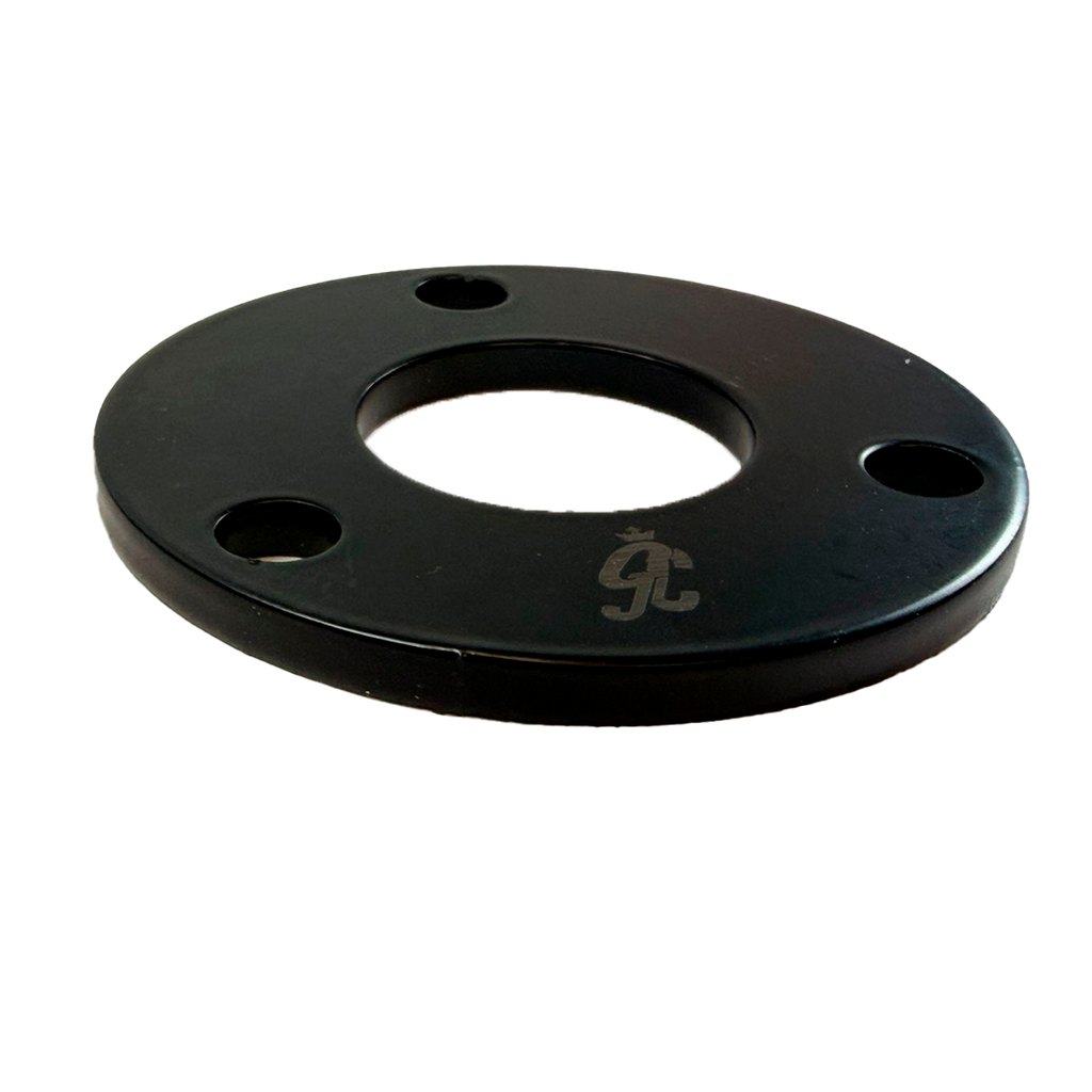 BRIDA ABIERTA PARA TUBO 1 1/2 NEGRO ACERO INOXIDABLE 304