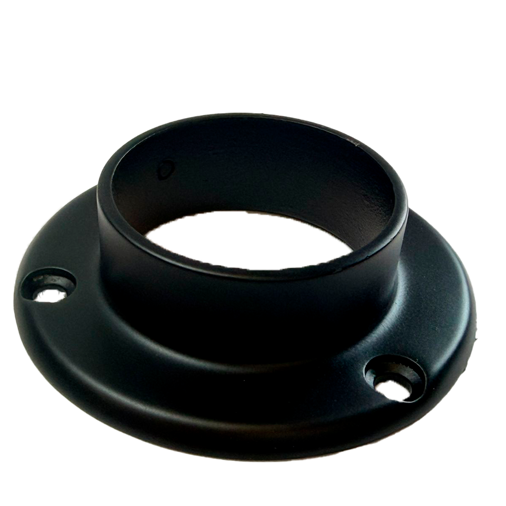 BRIDA DE SOBREPONER PARA TUBO 2 NEGRO ACERO INOXIDABLE 304