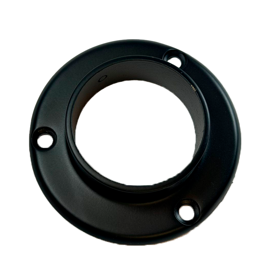 BRIDA DE SOBREPONER PARA TUBO 2 NEGRO ACERO INOXIDABLE 304