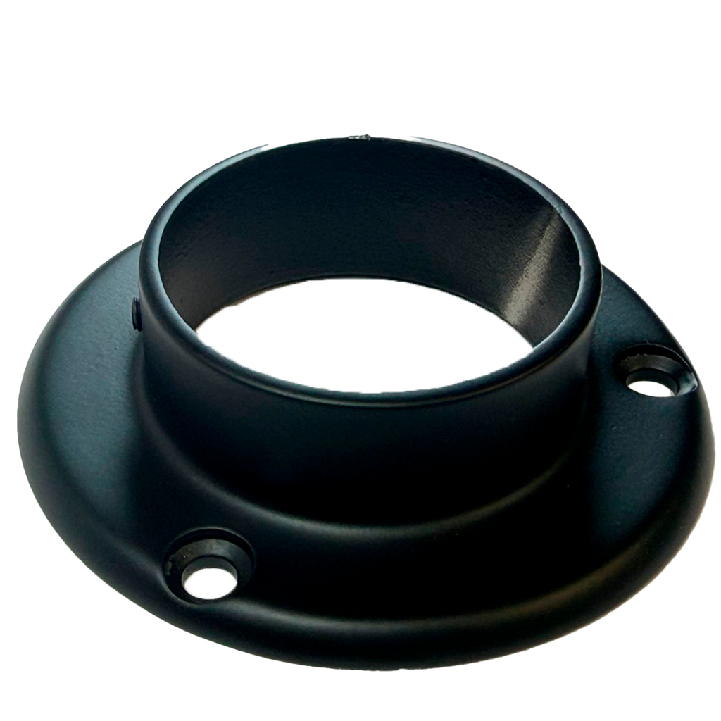 BRIDA DE SOBREPONER PARA TUBO 2 NEGRO ACERO INOXIDABLE 304