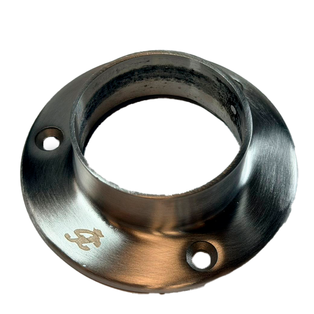 BRIDA DE SOBREPONER PARA TUBO 2 SATIN ACERO INOXIDABLE 304