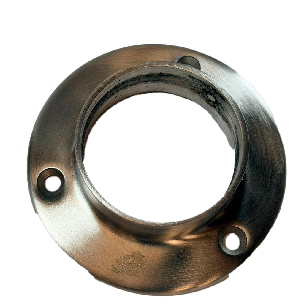 BRIDA DE SOBREPONER PARA TUBO 2 SATIN ACERO INOXIDABLE 304