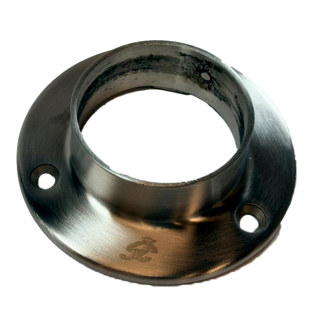 BRIDA DE SOBREPONER PARA TUBO 2 SATIN ACERO INOXIDABLE 304