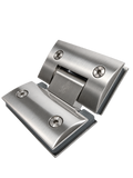 BISAGRA CURVA VIDRIO A VIDRIO 135° SATIN ZAMAC