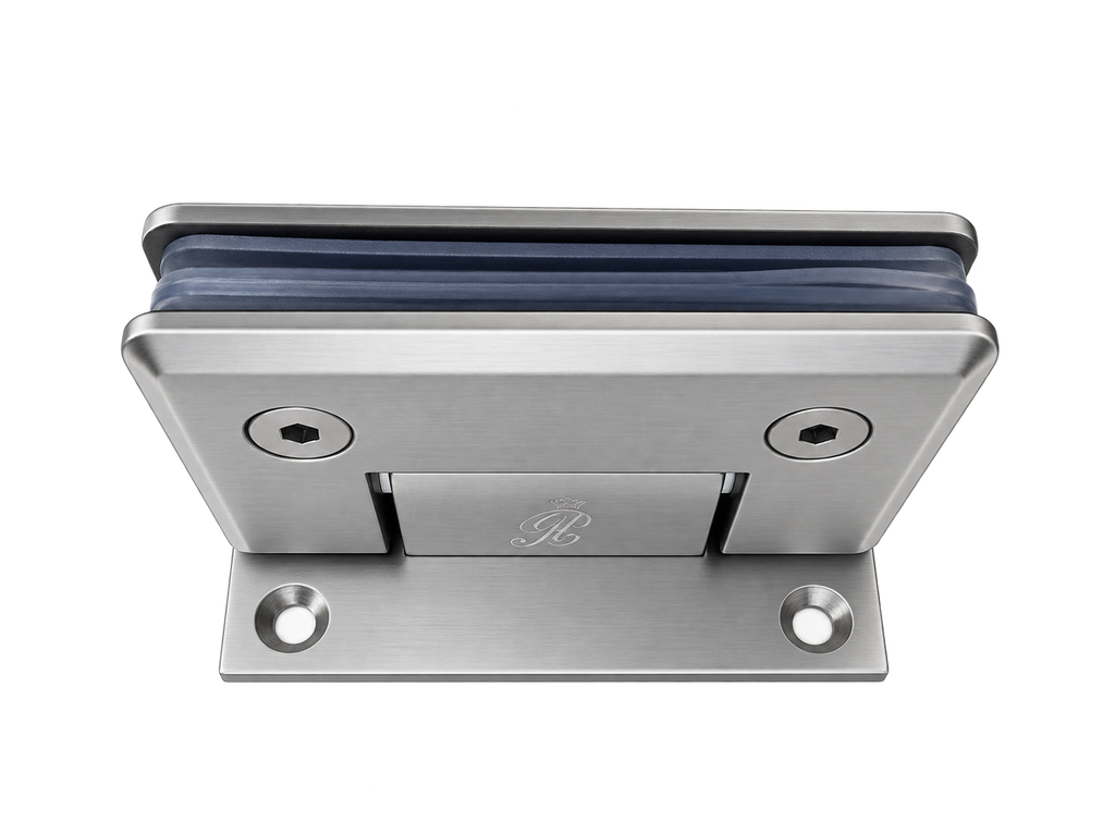 BISAGRA MURO A VIDRIO 90° SATIN ACERO INOXIDABLE 201