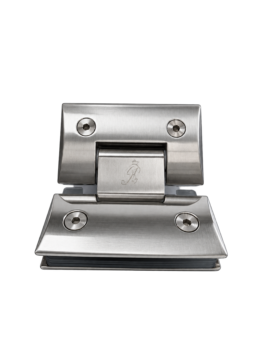 BISAGRA CURVA VIDRIO A VIDRIO 135° SATIN ZAMAC