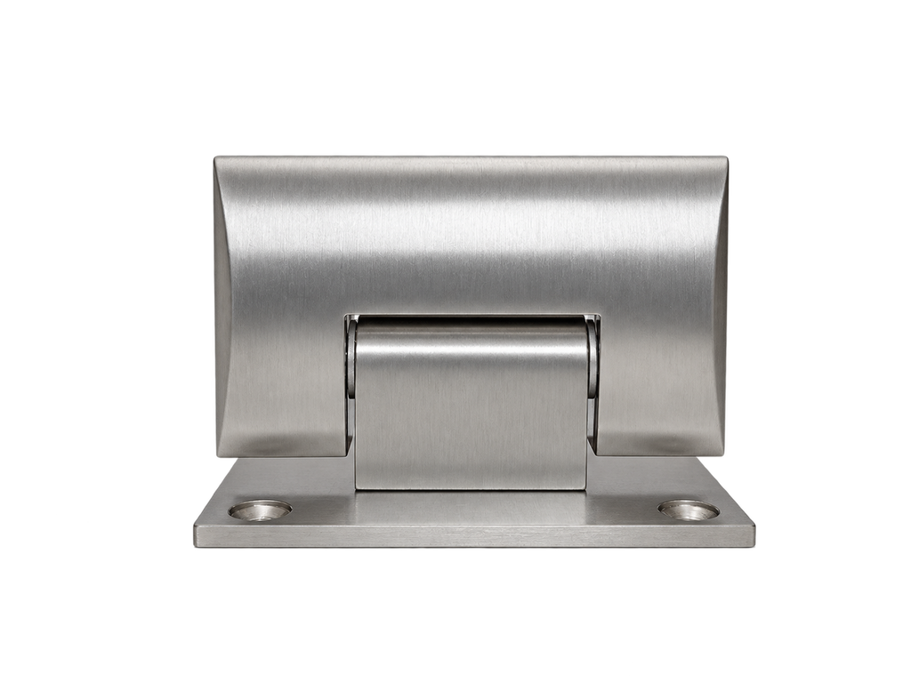 BISAGRA CURVA MURO A VIDRIO 90° SATIN ZAMAC