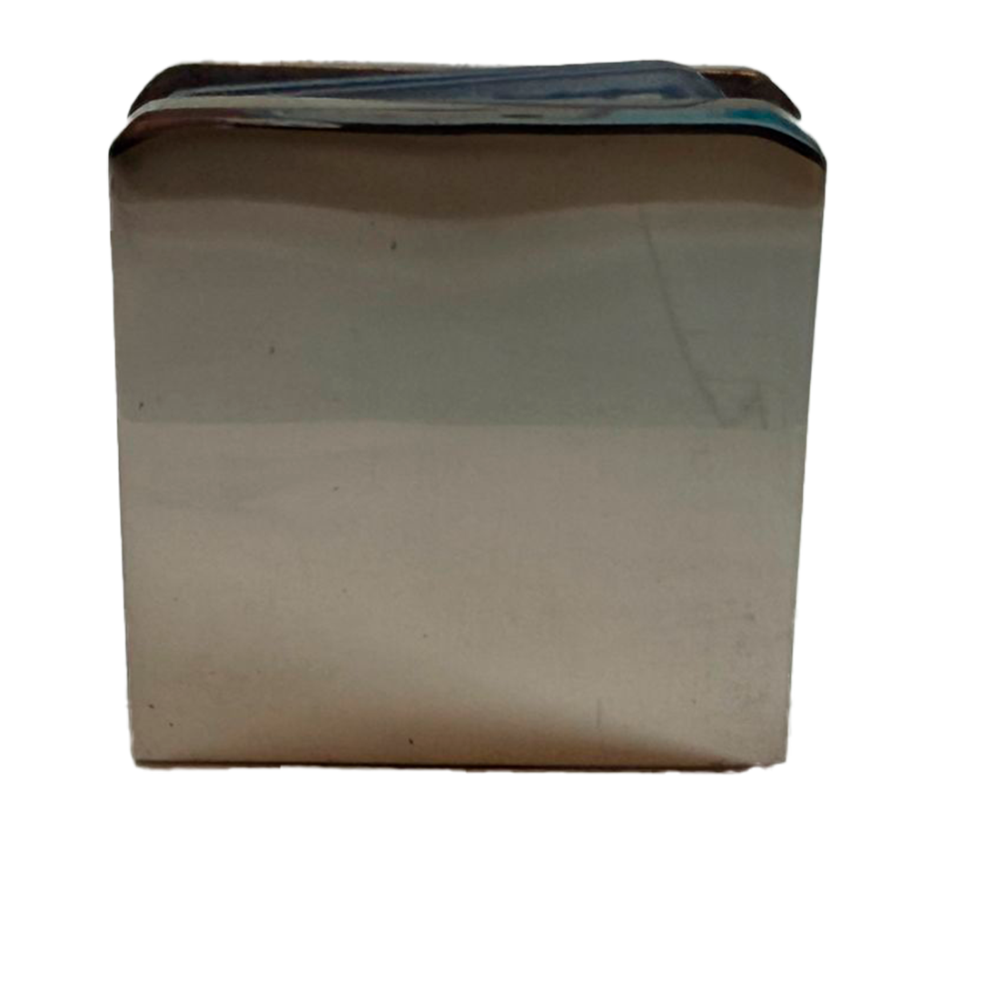 CLIP SENCILLO MURO A VIDRIO CROMO ACERO INOXIDABLE 304