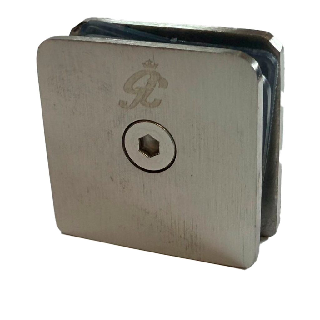 CLIP SENCILLO MURO A VIDRIO FIT SATIN ACERO INOXIDABLE 304