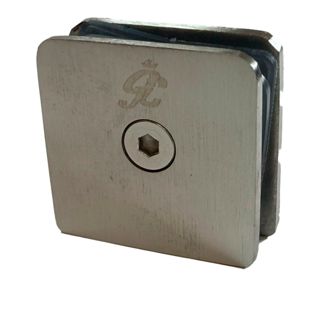 CLIP SENCILLO MURO A VIDRIO FIT SATIN ACERO INOXIDABLE 304