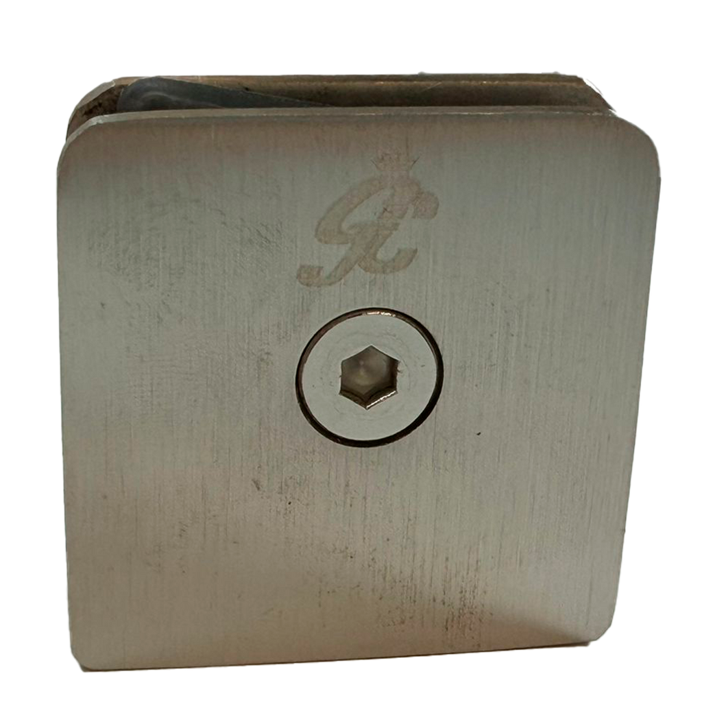 CLIP SENCILLO MURO A VIDRIO FIT SATIN ACERO INOXIDABLE 304