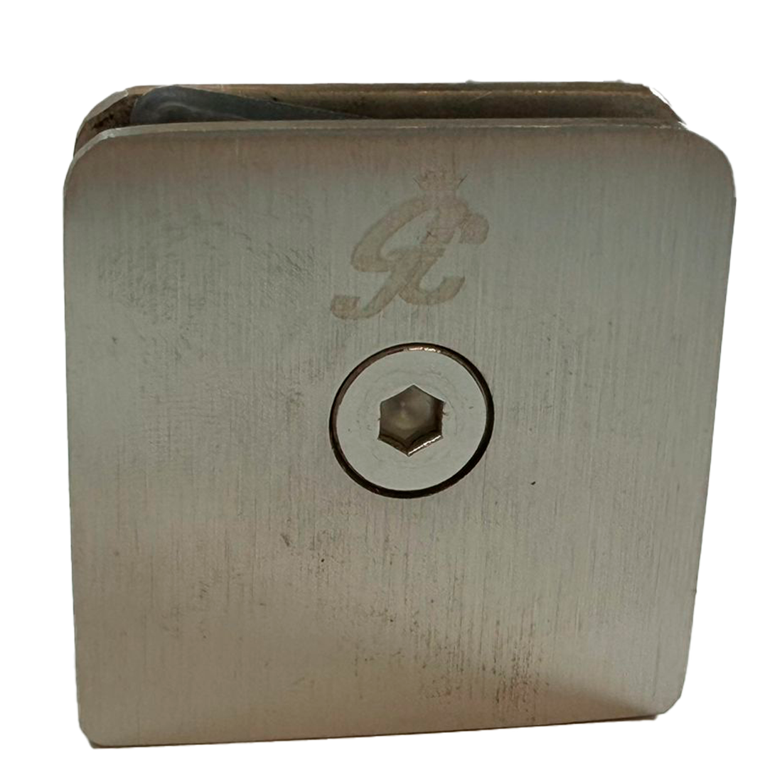 CLIP SENCILLO MURO A VIDRIO FIT SATIN ACERO INOXIDABLE 304