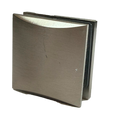 CLIP SENCILLO MURO A VIDRIO SATIN ZAMAC