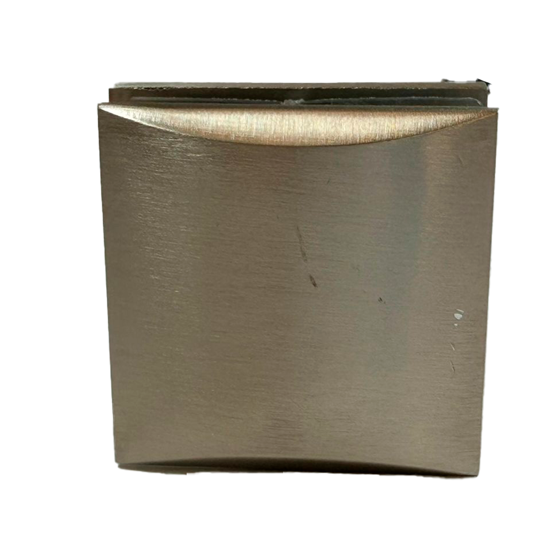 CLIP SENCILLO MURO A VIDRIO SATIN ZAMAC