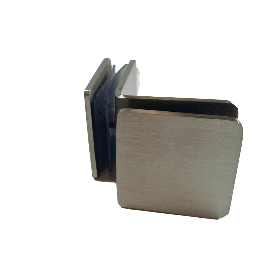 CLIP VIDRIO A VIDRIO 90° FIT SATIN ACERO INOXIDABLE 304