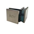 CLIP VIDRIO A VIDRIO 90° SATIN ACERO INOXIDABLE 304