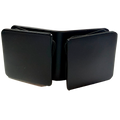 CLIP VIDRIO A VIDRIO 135° FIT NEGRO ACERO INOXIDABLE 304