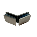CLIP VIDRIO A VIDRIO 135° FIT SATIN ACERO INOXIDABLE 304