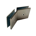 CLIP VIDRIO A VIDRIO 135° SATIN ZAMAC