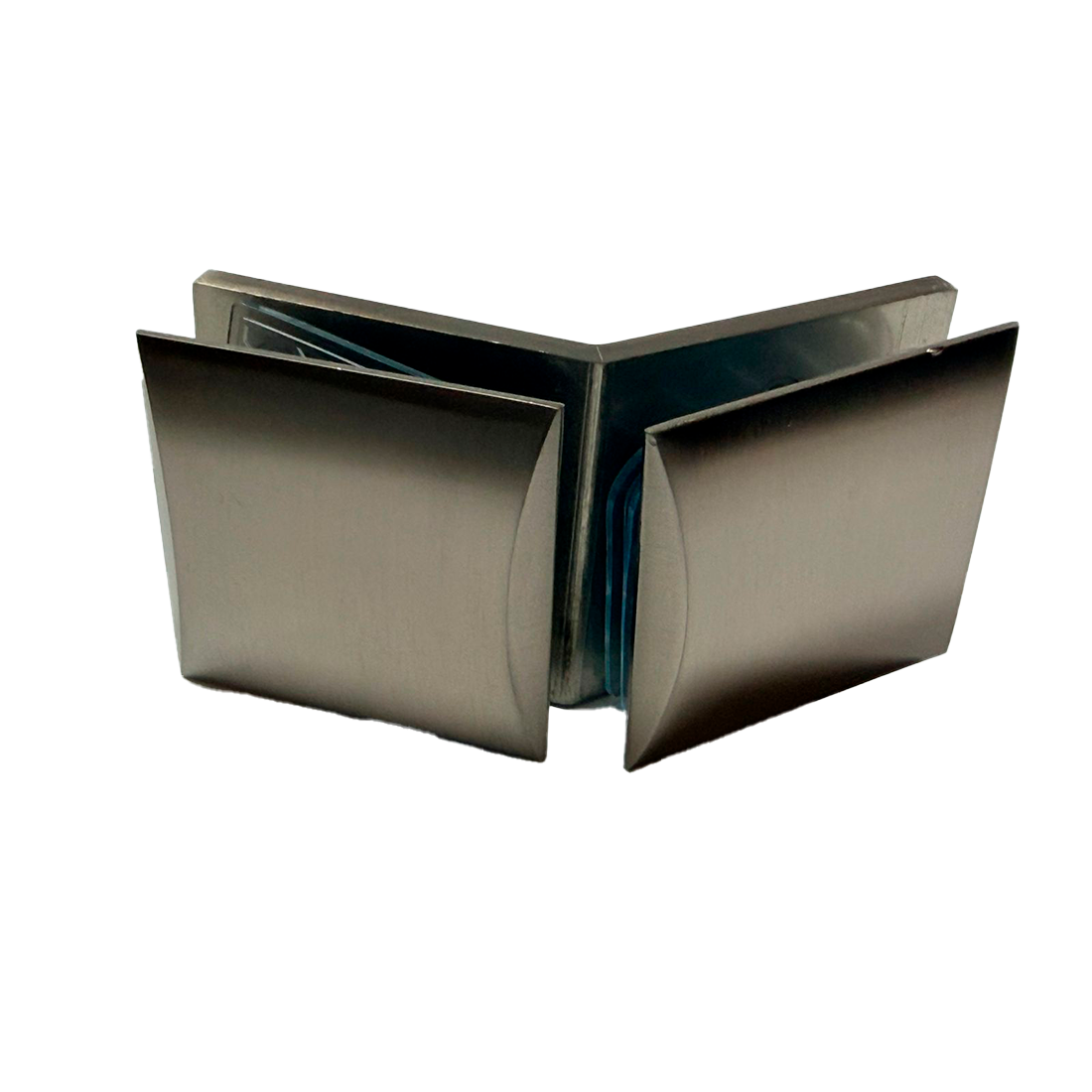 CLIP VIDRIO A VIDRIO 135° SATIN ZAMAC