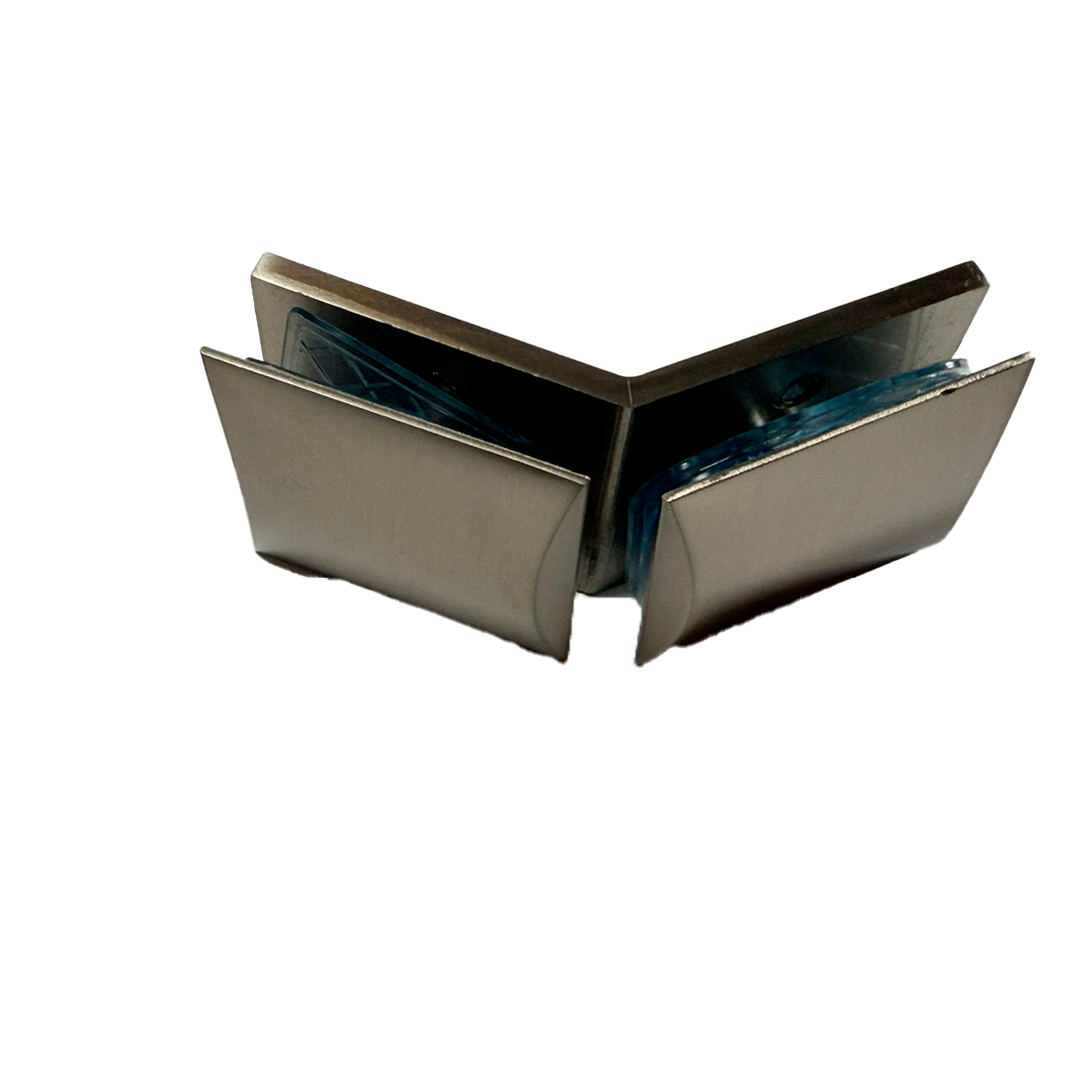 CLIP VIDRIO A VIDRIO 135° SATIN ZAMAC