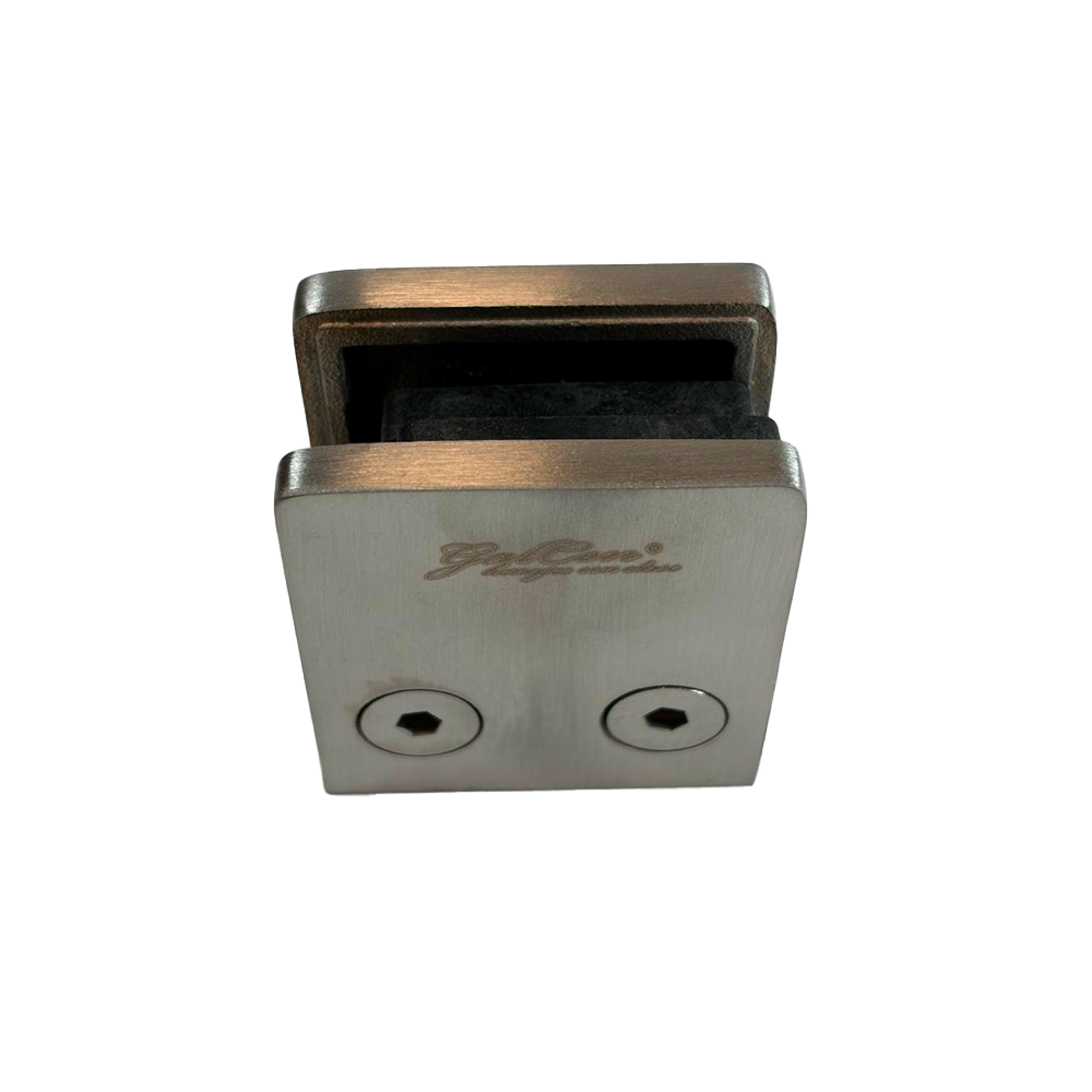 GRAPA SIN RESAQUE BASE PLANA SATIN ACERO INOXIDABLE 304