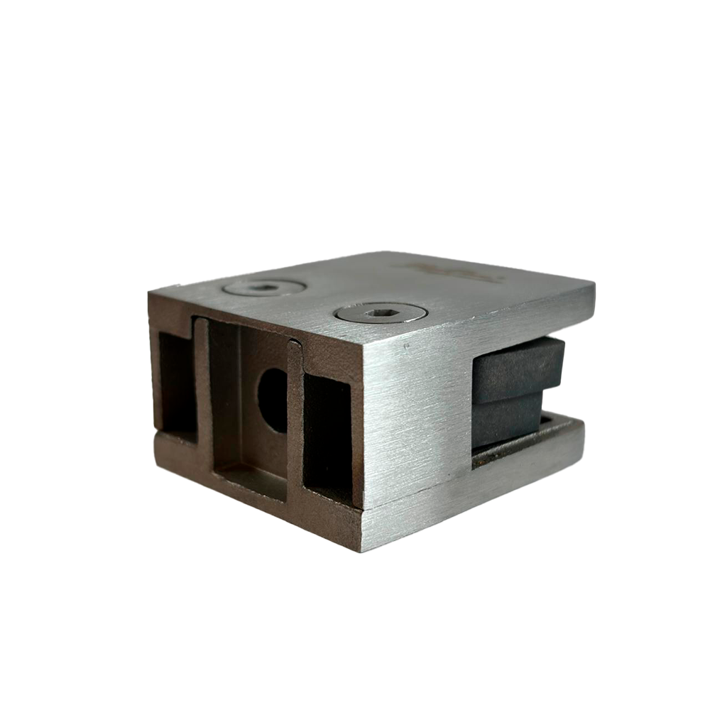 GRAPA SIN RESAQUE BASE PLANA SATIN ACERO INOXIDABLE 304