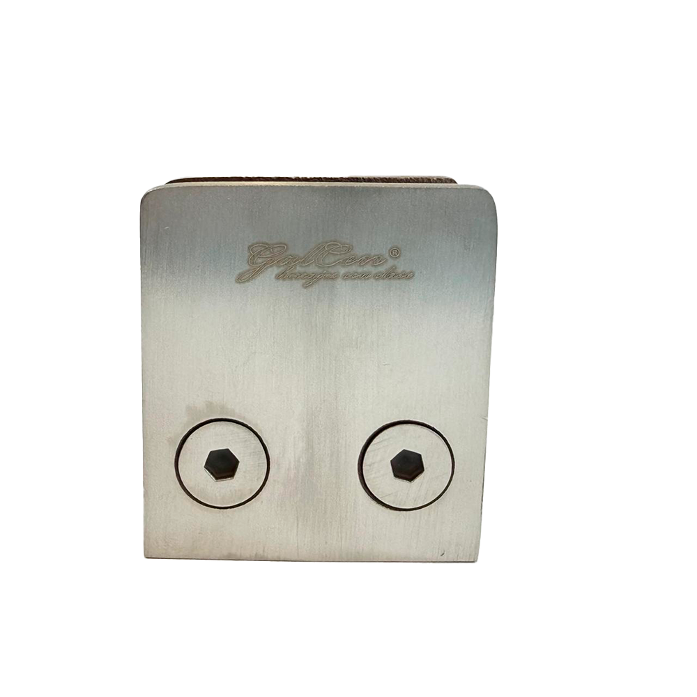 GRAPA SIN RESAQUE BASE PLANA SATIN ACERO INOXIDABLE 304