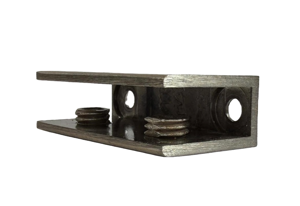 CLIP PARA ENTREPAÑO RECTANGULAR SATIN ZAMAC