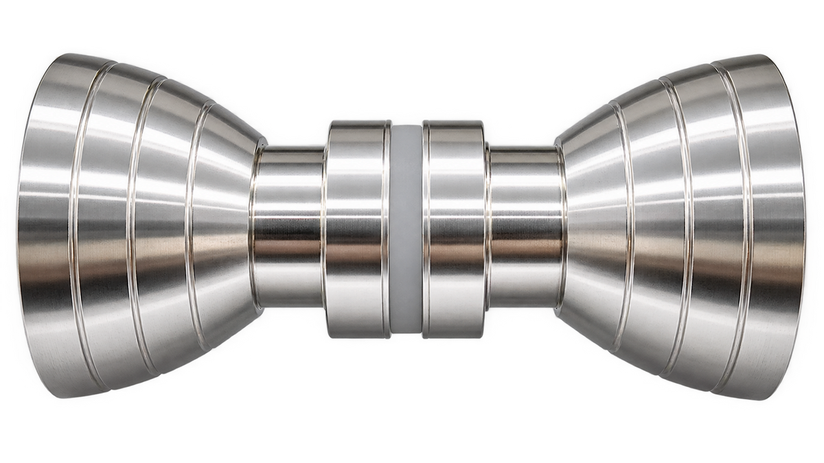 CONICAL SATIN STAINLESS STEEL 304 KNOB OR BUTTON DOOR HANDLE