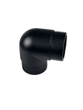 UNION DE 90° PARA TUBO 2 NEGRO ACERO INOXIDABLE 304