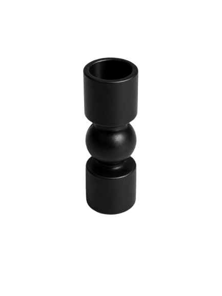 UNION ARTICULADA PARA VARILLA SOLIDA DE 1/2 NEGRO ACERO INOXIDABLE 304