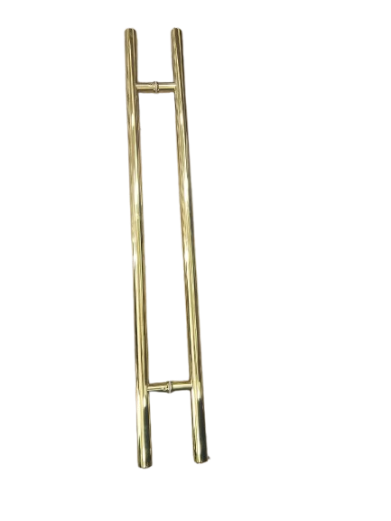 H-TYPE PULL HANDLE 100CM BRIGHT GOLD STAINLESS STEEL 201