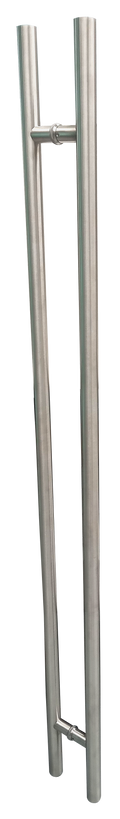H-TYPE PULL HANDLE 150CM SATIN STAINLESS STEEL 201