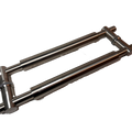 JALADERA TIPO H COMBINADA 45CM SATIN ACERO INOXIDABLE 201