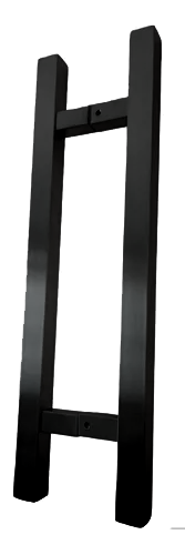 SQUARE H-TYPE PULL HANDLE 150CM BLACK 201 STAINLESS STEEL