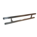 JALADERA TIPO H CUADRADA 150CM SATIN ACERO INOXIDABLE 201