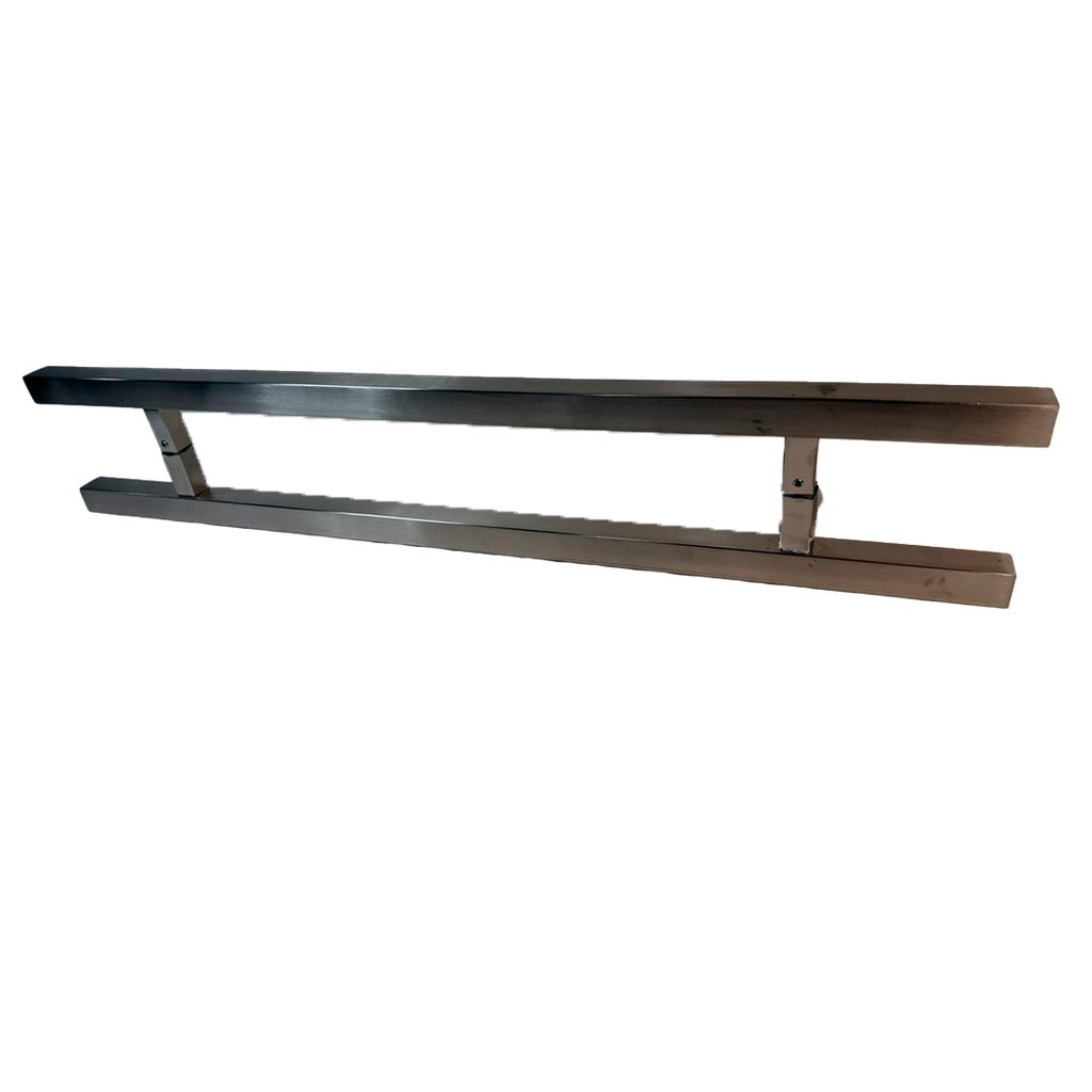 JALADERA TIPO H CUADRADA 150CM SATIN ACERO INOXIDABLE 201