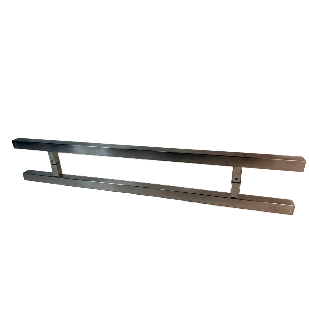 SQUARE H-TYPE PULL HANDLE 150CM SATIN 201 STAINLESS STEEL