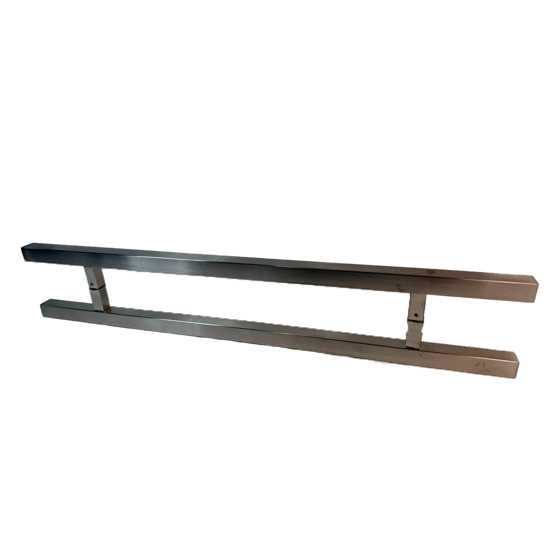 JALADERA TIPO H CUADRADA 150CM SATIN ACERO INOXIDABLE 201