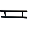 JALADERA TIPO H CUADRADA 45CM NEGRO ACERO INOXIDABLE 201