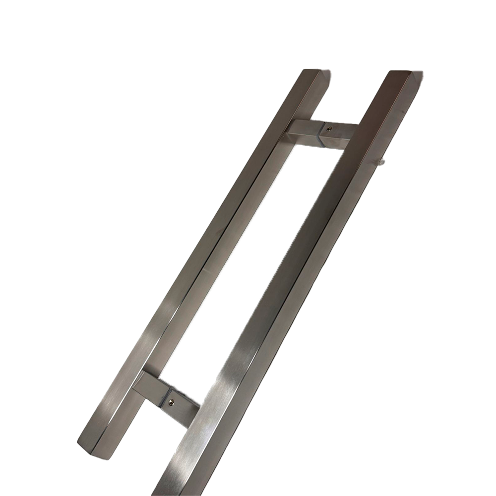 JALADERA TIPO H CUADRADA 45CM SATIN ACERO INOXIDABLE 201