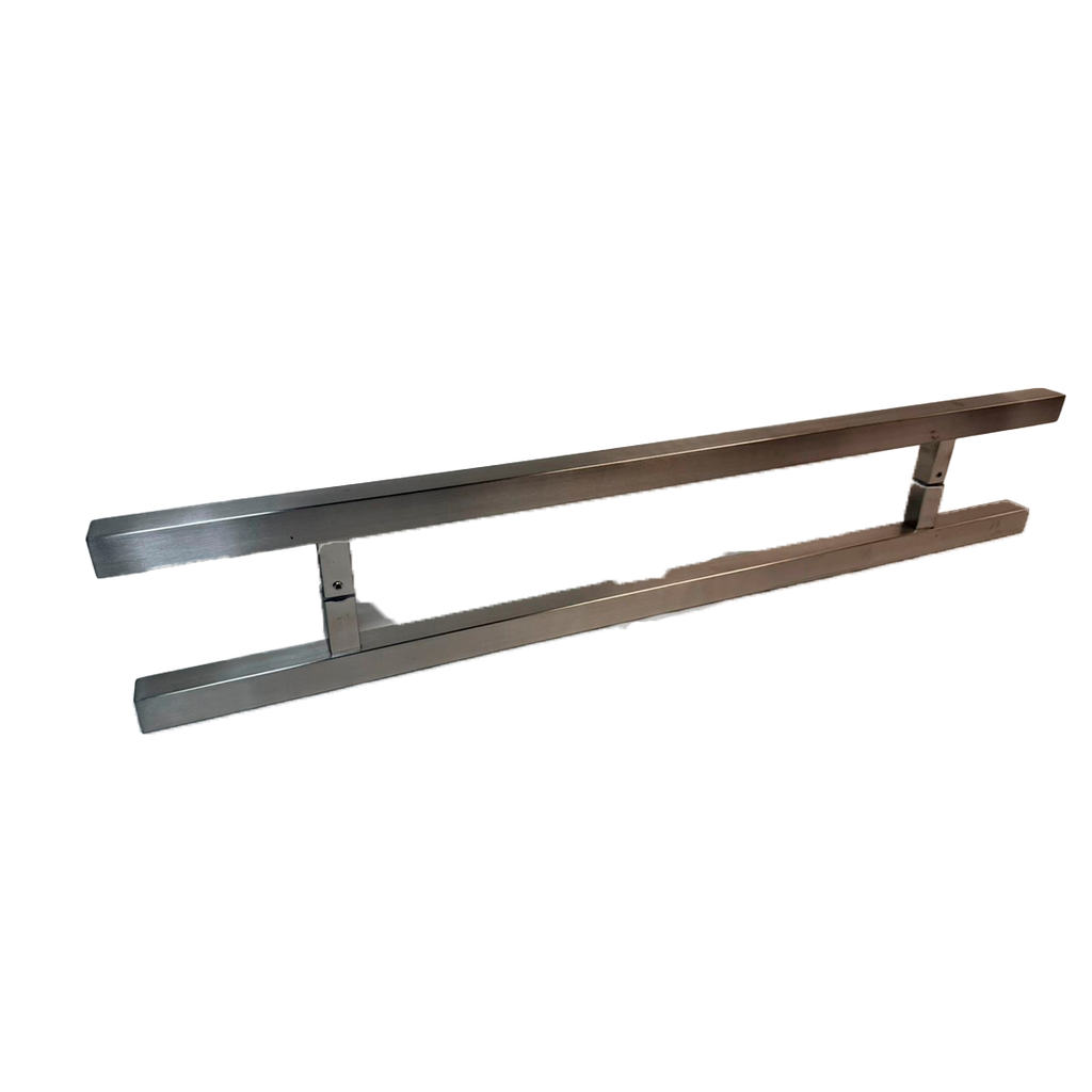 JALADERA TIPO H CUADRADA 45CM SATIN ACERO INOXIDABLE 201