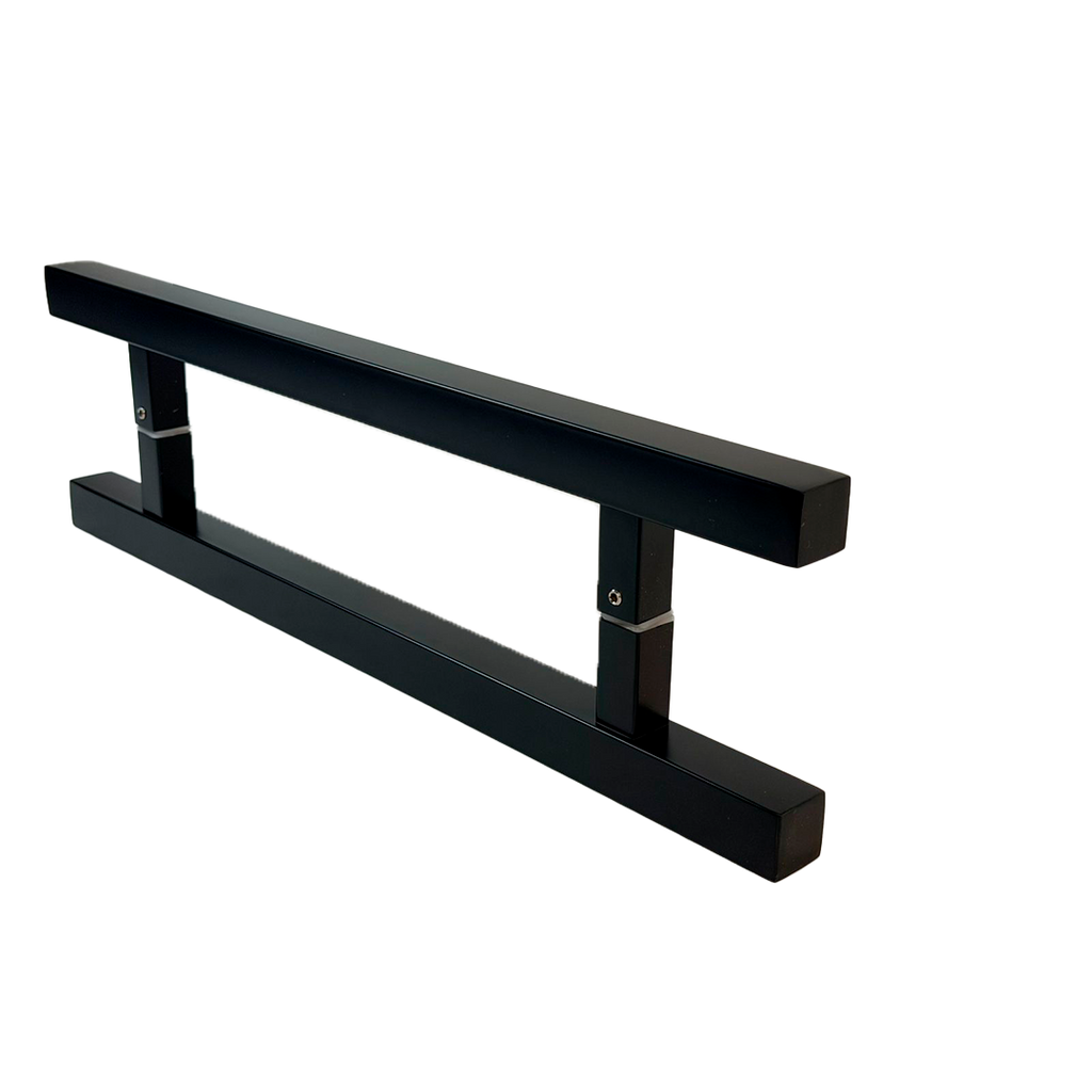 JALADERA TIPO H CUADRADA 75CM NEGRO ACERO INOXIDABLE 201
